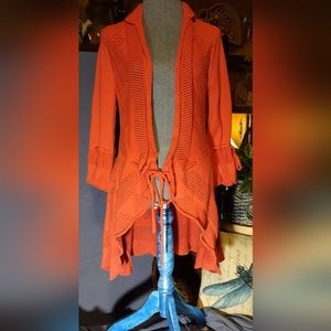 Kenar Open- Tie Sweater